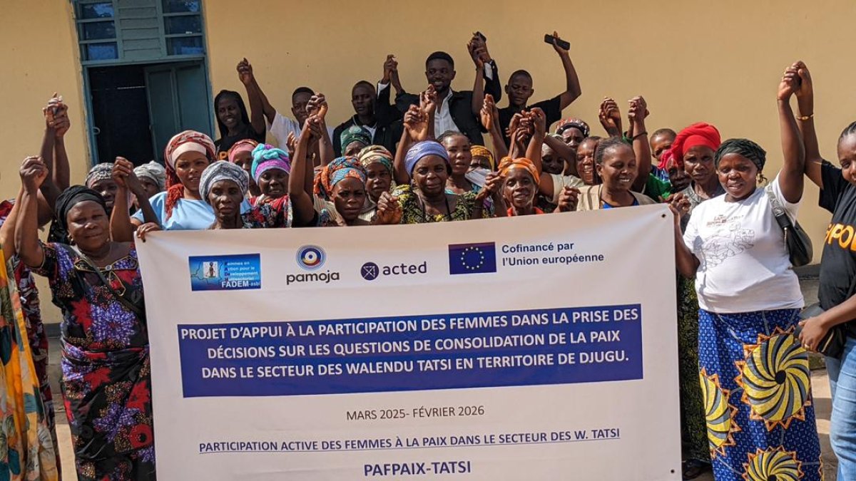 « Projet d’appui à la participation des femmes dans la prise des décisions sur les questions de consolidation de la paix dans le secteur des Walendu Tatsi, territoire de Djugu »