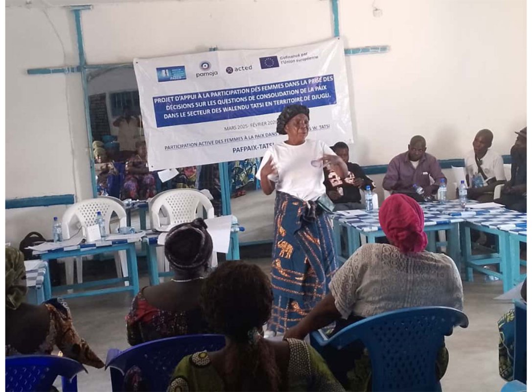 Des structures féminines communautaires créées pour contribuer à la paix à Djugu